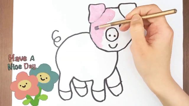 Як Намалювати Свиню 🎨 Намалювати малюнок Свиню🎨 Малювання для дітей смотреть онлайн