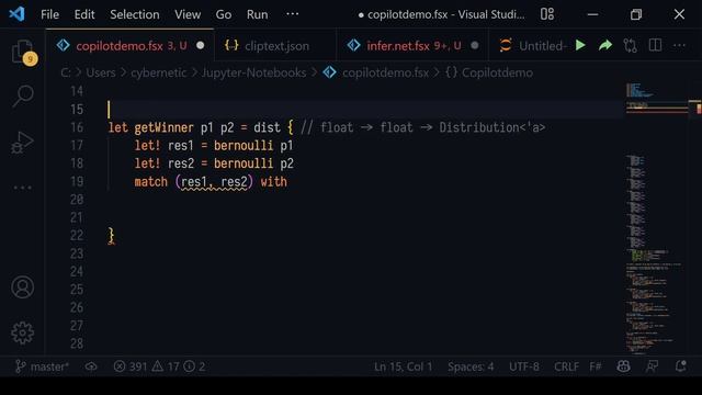 Simple Demonstration of Github Copilot in a Language with static types смотреть онлайн