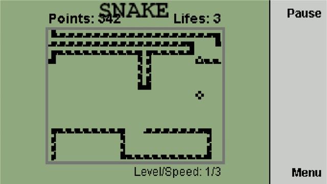 "Snake Classic" NOKIA GAME смотреть онлайн