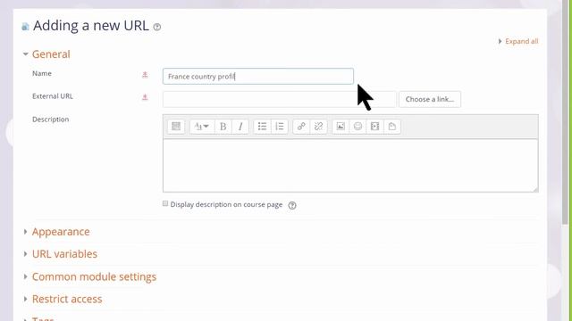 URL: display weblinks: Learn Moodle 3.2 смотреть онлайн