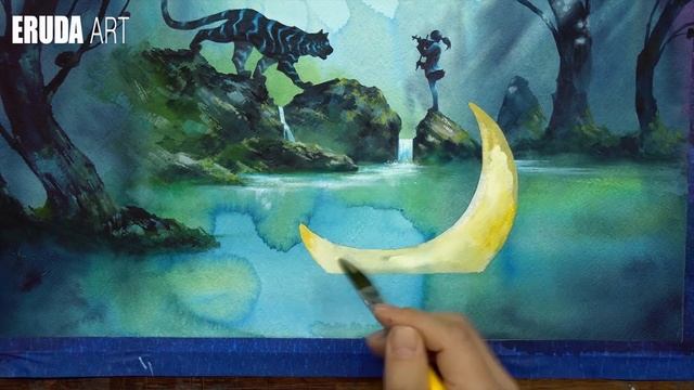 ERUDAart -Watercolor Illustration