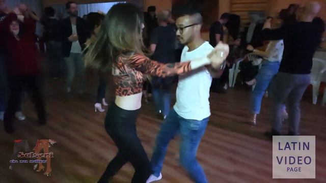 Anton e Martina Social Dancing - Bachata Cena Sociale SCNM смотреть онлайн