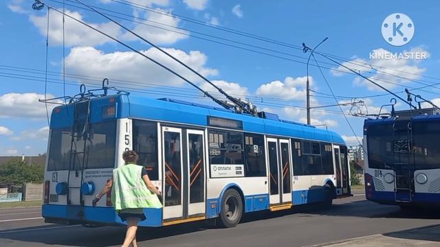 ТРОЛЛЕЙБУС СЛЕТЕЛ С ПРОВОДОВ! ШТАНГА ЗАСТРЯЛА В ПРОВОДЕ смотреть онлайн