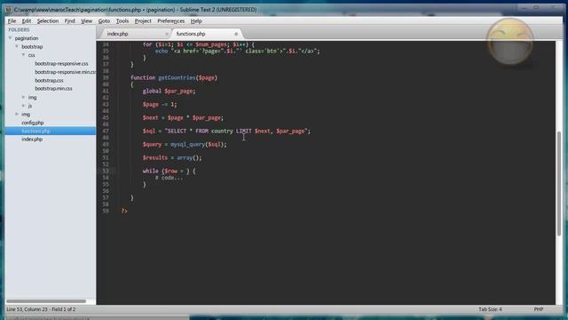 Pagination en AJAX смотреть онлайн