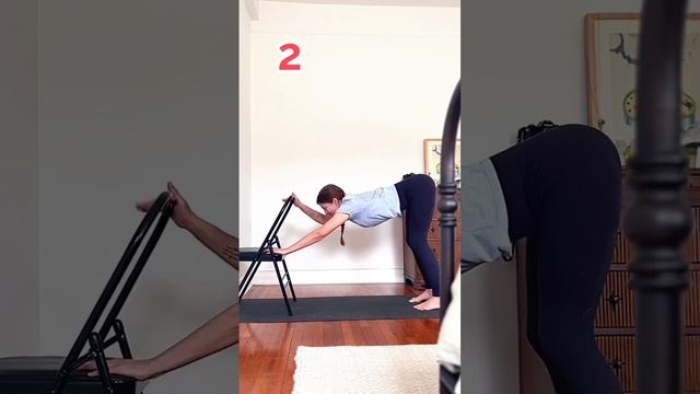 5 WAYS TO ADAPT DOWNWARD FACING DOG using a chair. Full tutorial on my channel. смотреть онлайн