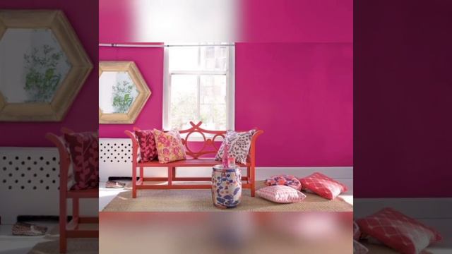 Pink Wall Colour Combination Ideas | Pink Wall Painting Ideas | HK Home Decor смотреть онлайн