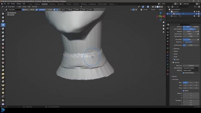 Tutorial Beginners Head Sculpt EASY In Blender. смотреть онлайн