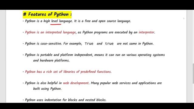 Reasons To Learn Python Programming in 2022-2023 and Beyond... ; Features of Python Language смотреть онлайн