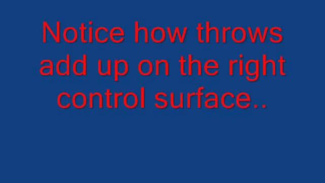 V-tail control surface deflections explained смотреть онлайн