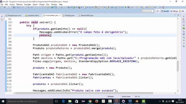[Programação Web com Java] 230 - Upload de Fotos - Parte 4 смотреть онлайн