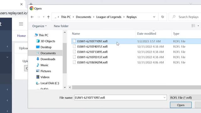 How to convert your League of Legends replay (ROFL) file to video online смотреть онлайн