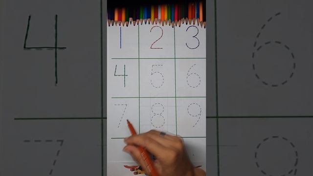Trace Numbers | Counting | Numbers | Educational Video for Toddlers смотреть онлайн