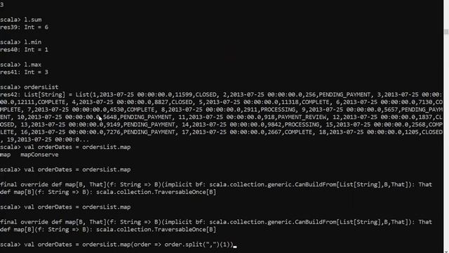 Quick Recap of Scala - Collections and Map Reduce APIs смотреть онлайн