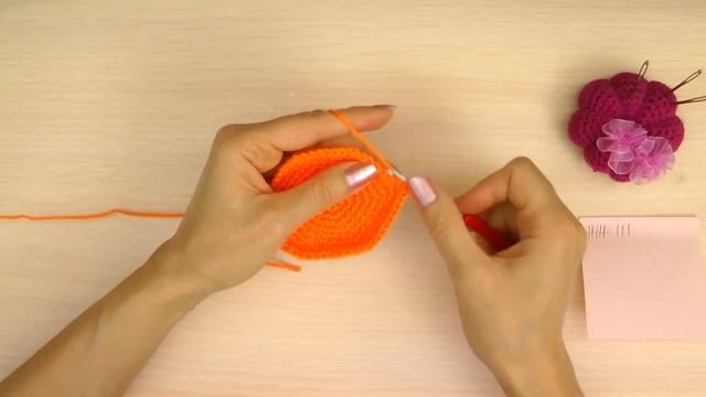 Вязание крючком. Мастер-класс. Игольница ТЫКВА. Master Class.Crochet. смотреть онлайн