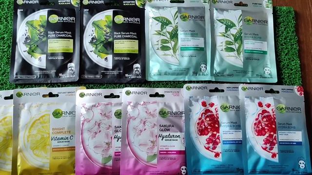 Garnier Skin Naturals Sheet Mask Review & demo । Skin Brightening, Pores Tightening Glow SHEET MASK смотреть онлайн