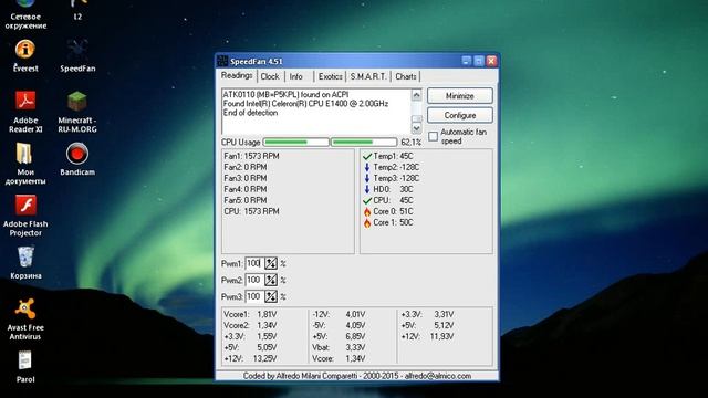 обзор на програму ( SpeedFan ) смотреть онлайн