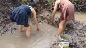 Erstaunlich Angeln Wie in Kambodscha zu fischen //Удивительная рыбалка Как рыбачить в Камбодже  170