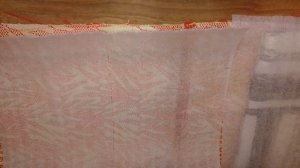 Утилизация остатков от мебельных тканей. Лоскутный коврик из полосок.