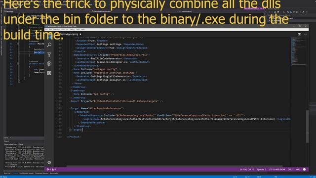 .NET Merge DLLs into single .exe смотреть онлайн