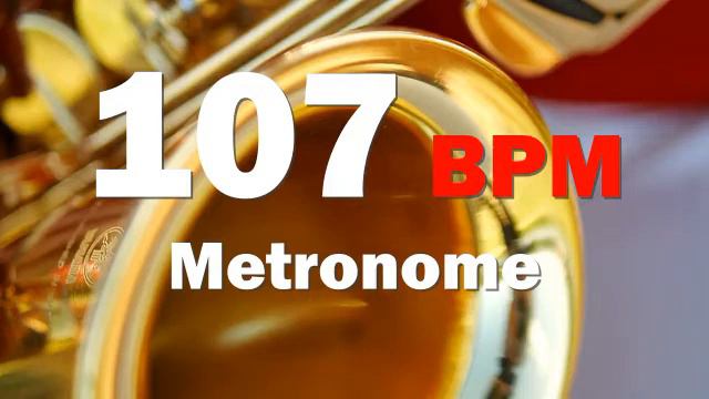 107 bpm metronome, 메트로놈 107, 박자연습 107, 템포 107 смотреть онлайн