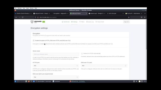 Oracle Cloud VPS: AdGuard Home DNS-over-HTTPS Setup смотреть онлайн