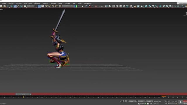 Working with .bip files Using Biped layers for polishing and details. смотреть онлайн
