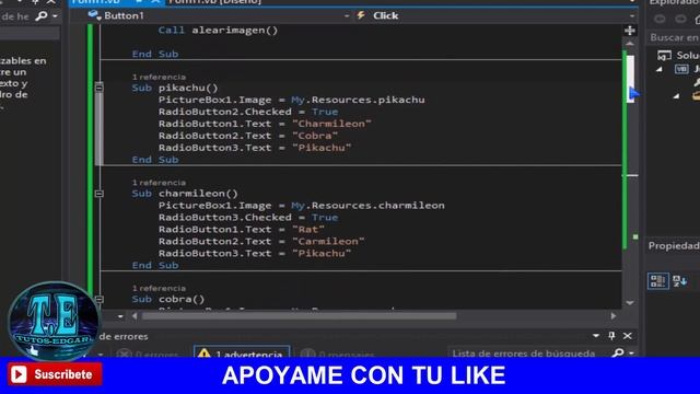 PROGRAMAR JUEGO EN VISUAL STUDIO DE POKEMON EN VB.NET - ADIVINANZA смотреть онлайн
