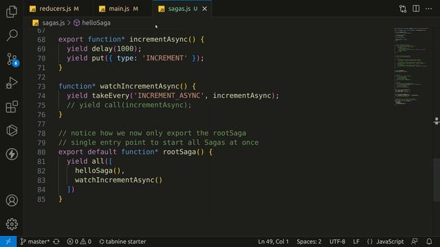 Redux Saga #8 : RootSaga and Multi State Management смотреть онлайн