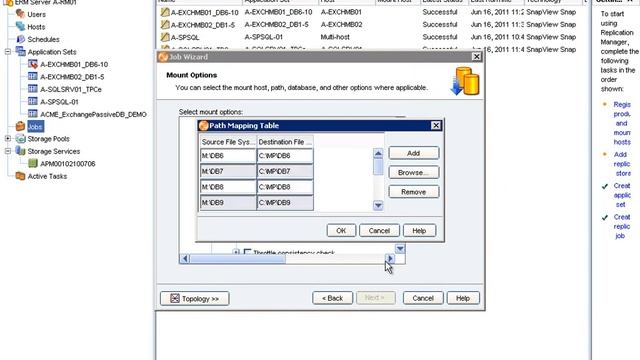 Replication Manager -Exchange2010 PassiveDB, Appset creation and Job смотреть онлайн