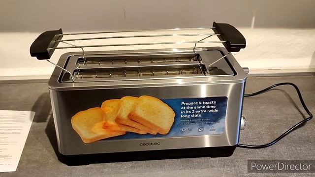 Big toast extra double Cecotec prepara 4 toast contemporaneamente!! смотреть онлайн
