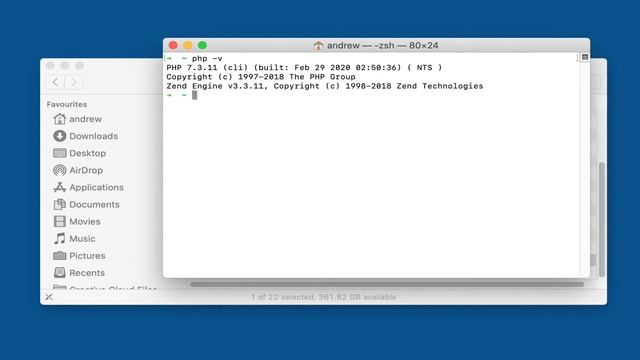 Setting up PHP on a Mac смотреть онлайн