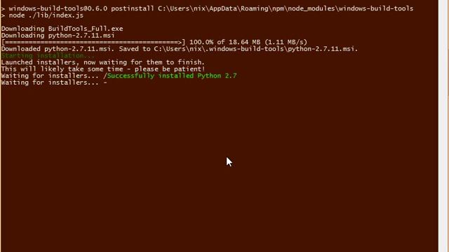 Installing iotivity-node on Windows смотреть онлайн