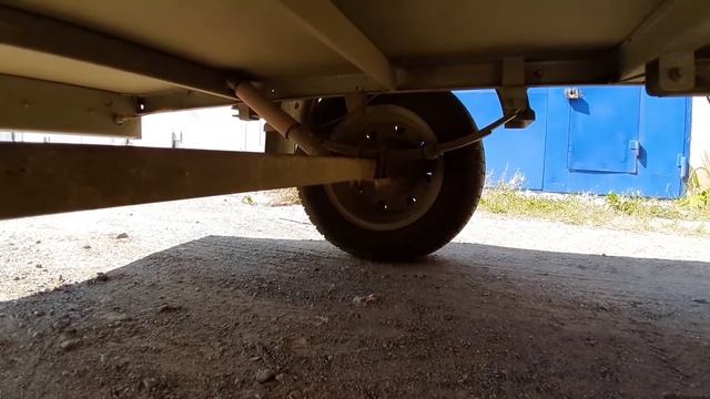 Обзор прицепа КМЗ 7194 В1. Доработка, ржавчина кузова, тент