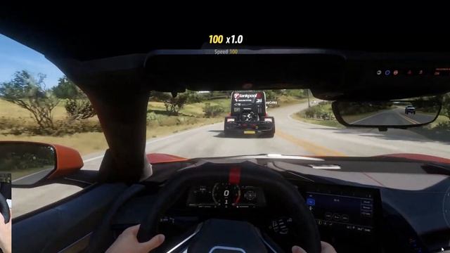 Chevrolet Corvette Stingray. Review, test drive. Forza Horizon 5 | Logitech g29 gameplay. смотреть онлайн