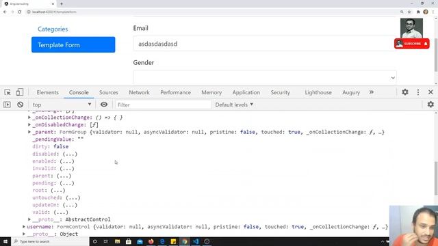 73. Explore the Form Object in the Template Driven Forms in the Angular. смотреть онлайн