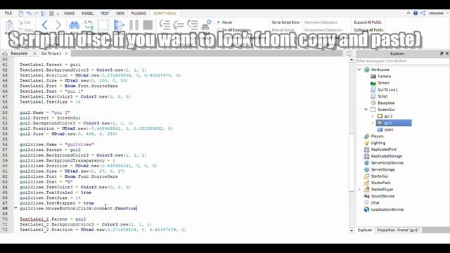 [Roblox] Gui Animation Tutorial [Roblox Exploit] смотреть онлайн