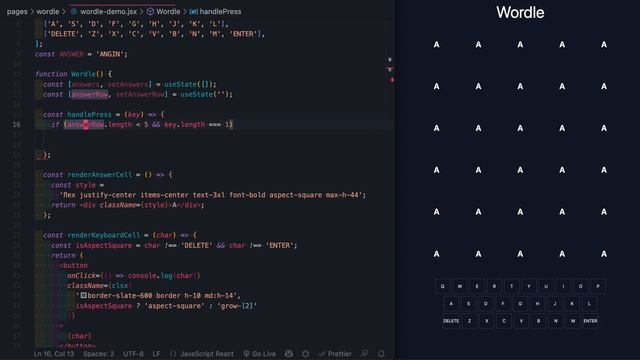 Bikin Game Wordle Dengan React JS & Tailwind CSS смотреть онлайн