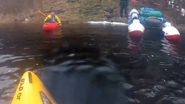 Янисйоки - апрель 2012. Проба воды. смотреть онлайн