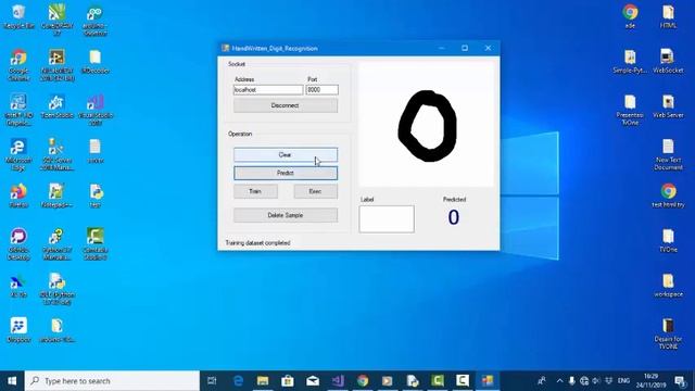 Simple handwritten digit recognition using visual studio and python смотреть онлайн