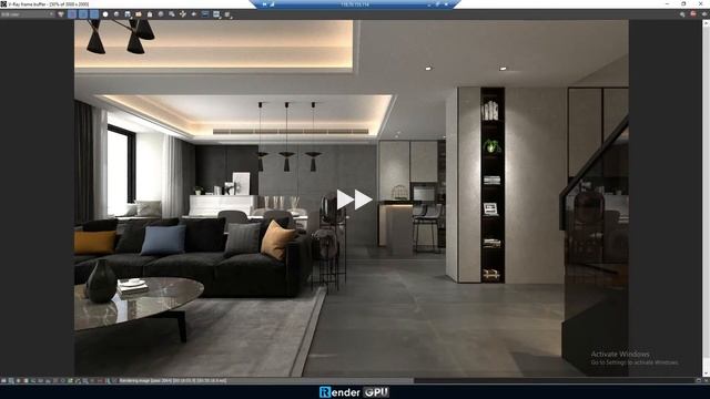 Blender & Vray Render Farm - GPU server test RTX3080 | iRender Cloud Rendering смотреть онлайн