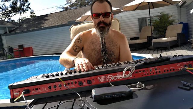 Roland FANTOM-6 Keyboard Jam Sesh by the Pool in Dunedin, FL! смотреть онлайн