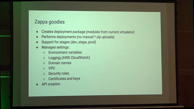 Pycon Ireland 2017: Writing and deploying serverless Python applications - Cesar Cardenas Desales смотреть онлайн