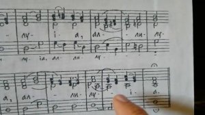 Нотный разбор. Херувимская Болгарского росп  на "Благообразный Иосиф"