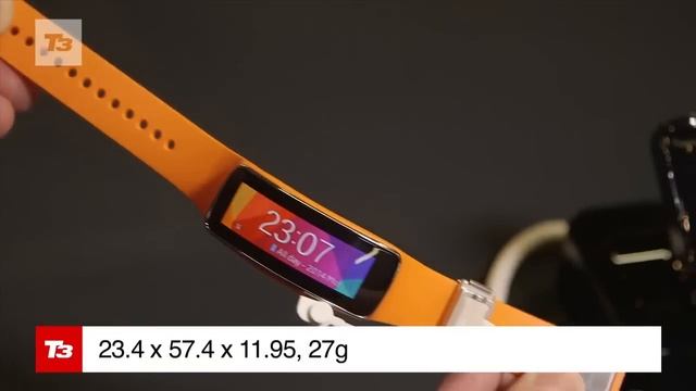 Samsung Gear Fit hands on first look смотреть онлайн