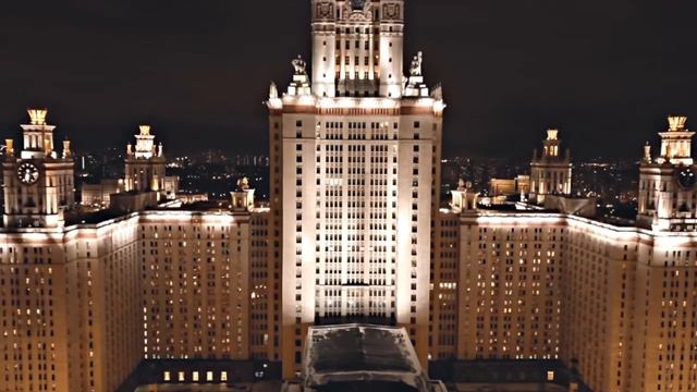 Moscow State University Drone Footage