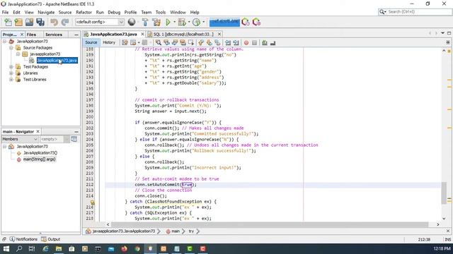Java Tutorial 89 - JDBC 6/7 Transactions смотреть онлайн