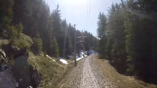 REAL TIME cab ride through the ENGADIN from Scuol to Pontresina, Switzerland. смотреть онлайн