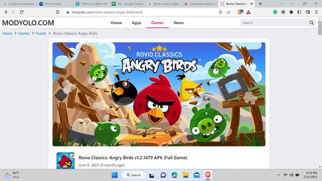 How To Download Rovio Classic Angry Birds In PC 2023?
