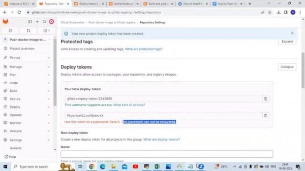 How to push Docker Image to GitLab Registry|Push Dockerized Node.js App to GitLab Container Registr
