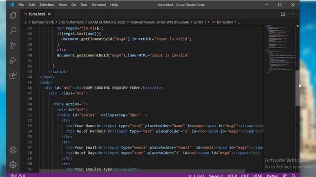 Booking form javascript смотреть онлайн